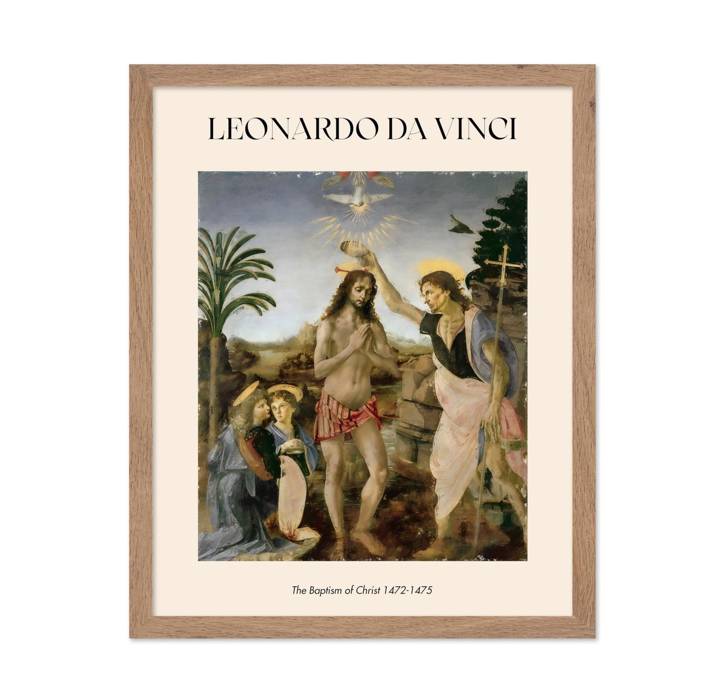 Leonardo da Vinci - The Baptism of Christ