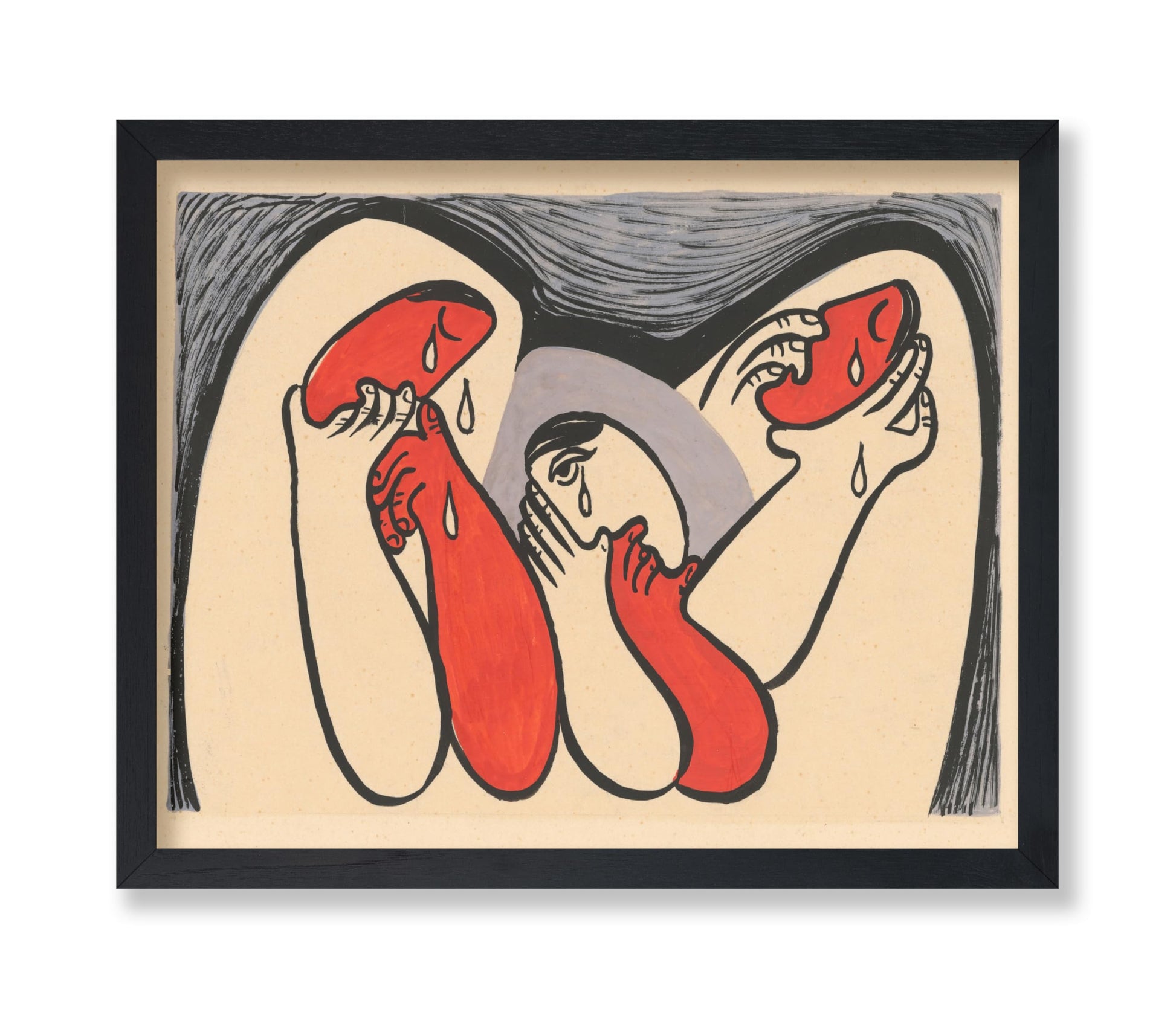 Mikulas Galanda - Crying Women