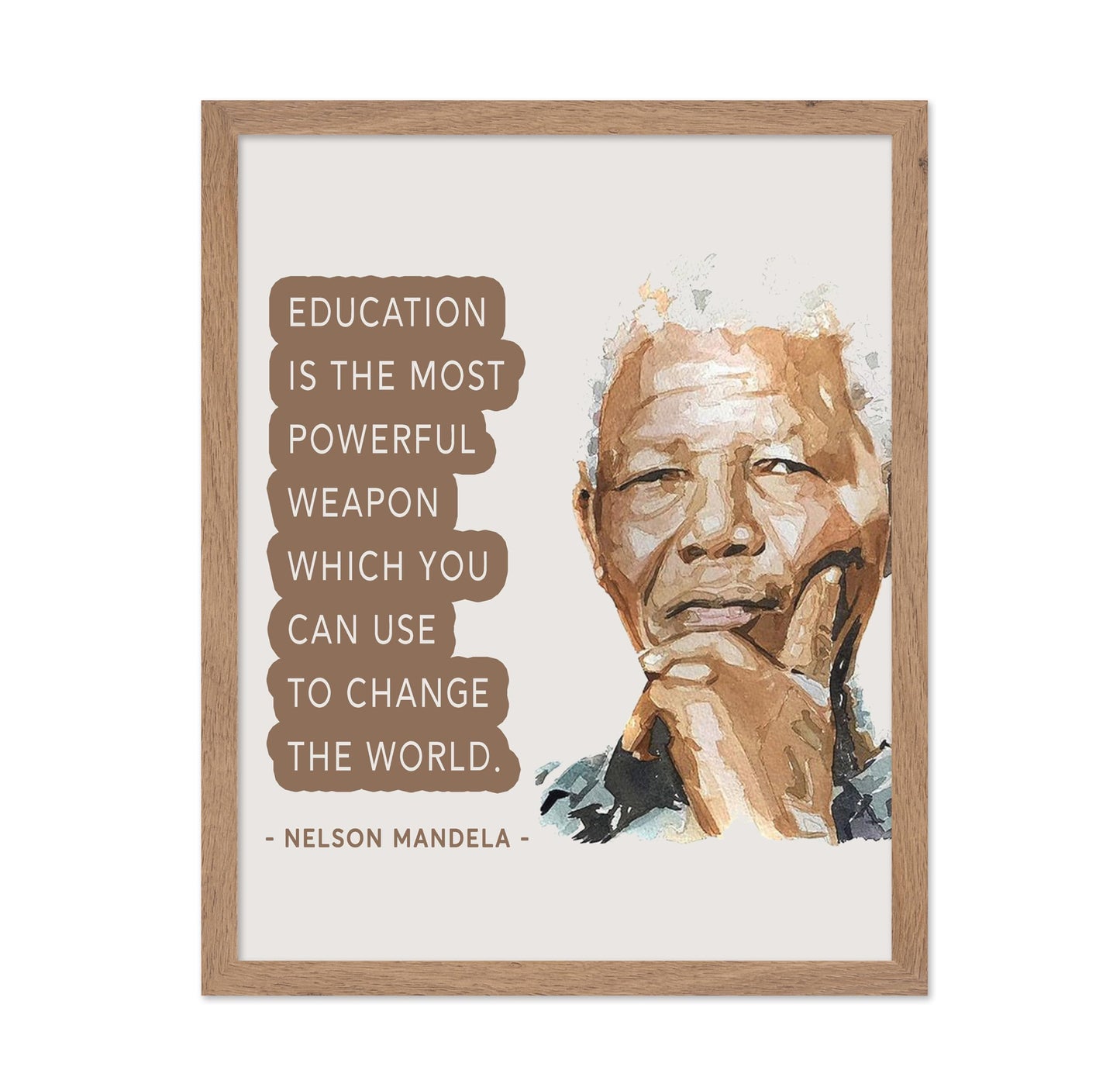 Nelson Mandela - Education is the Most Powerful Weapon