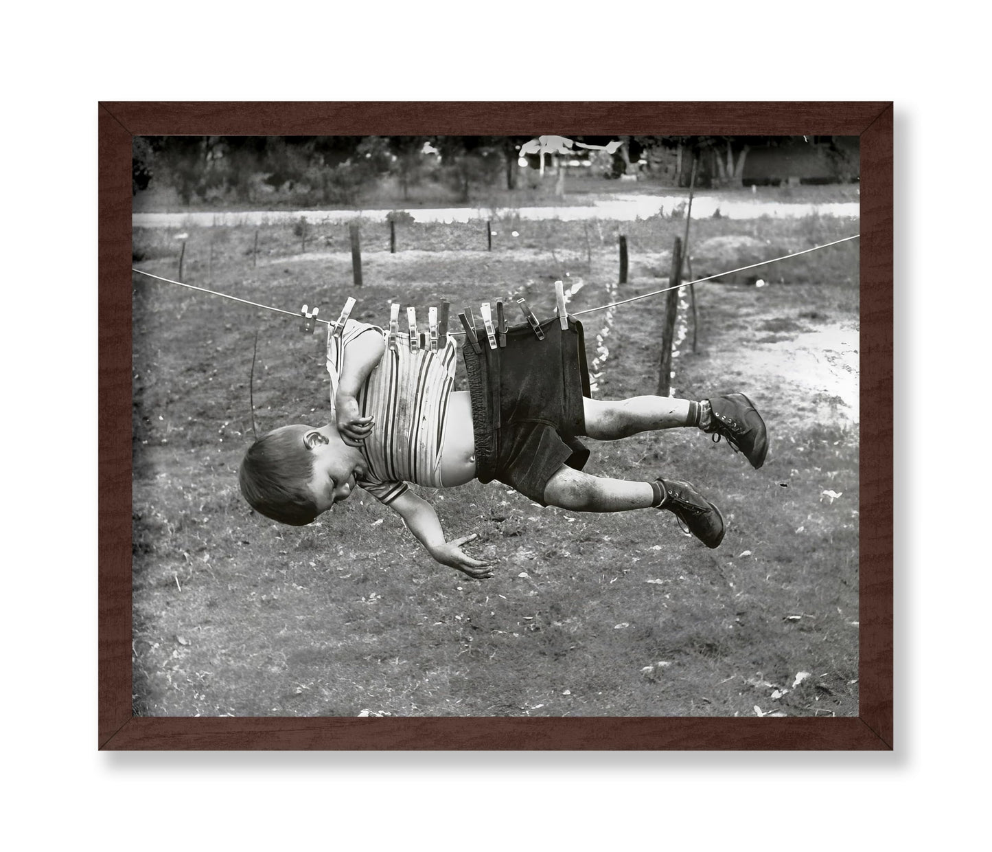 Kid on Clothesline