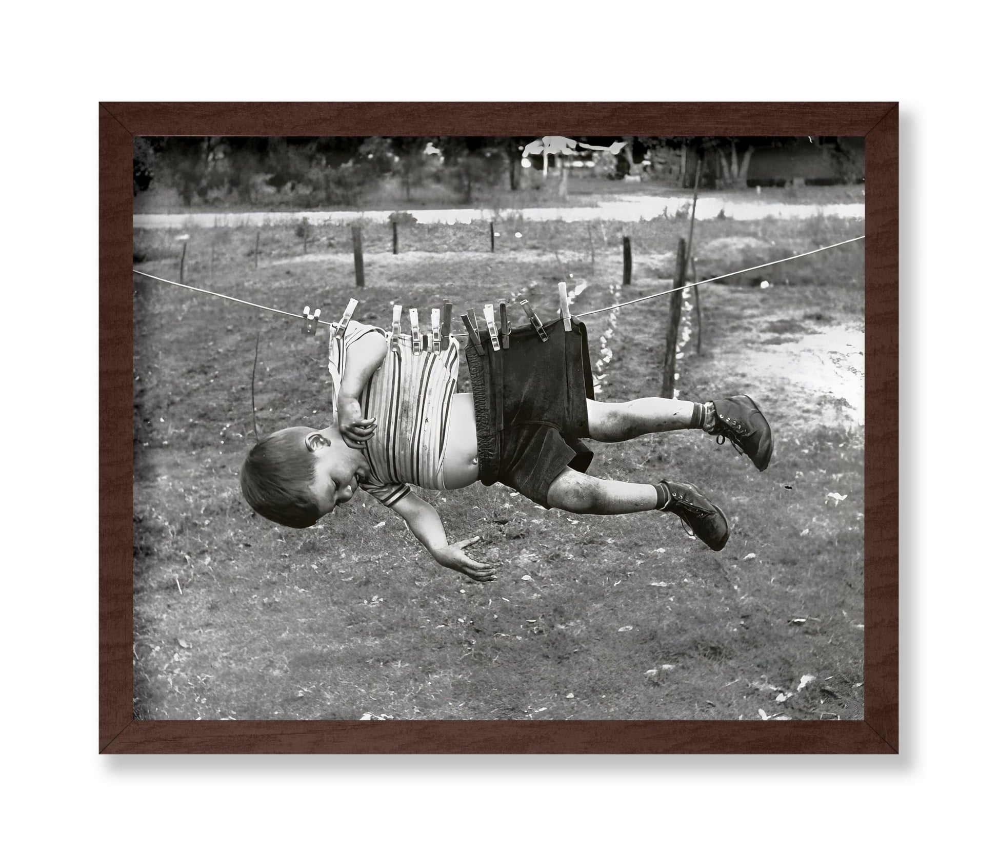 Kid on Clothesline