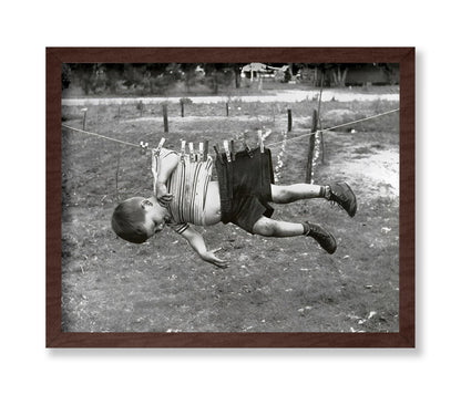 Kid on Clothesline