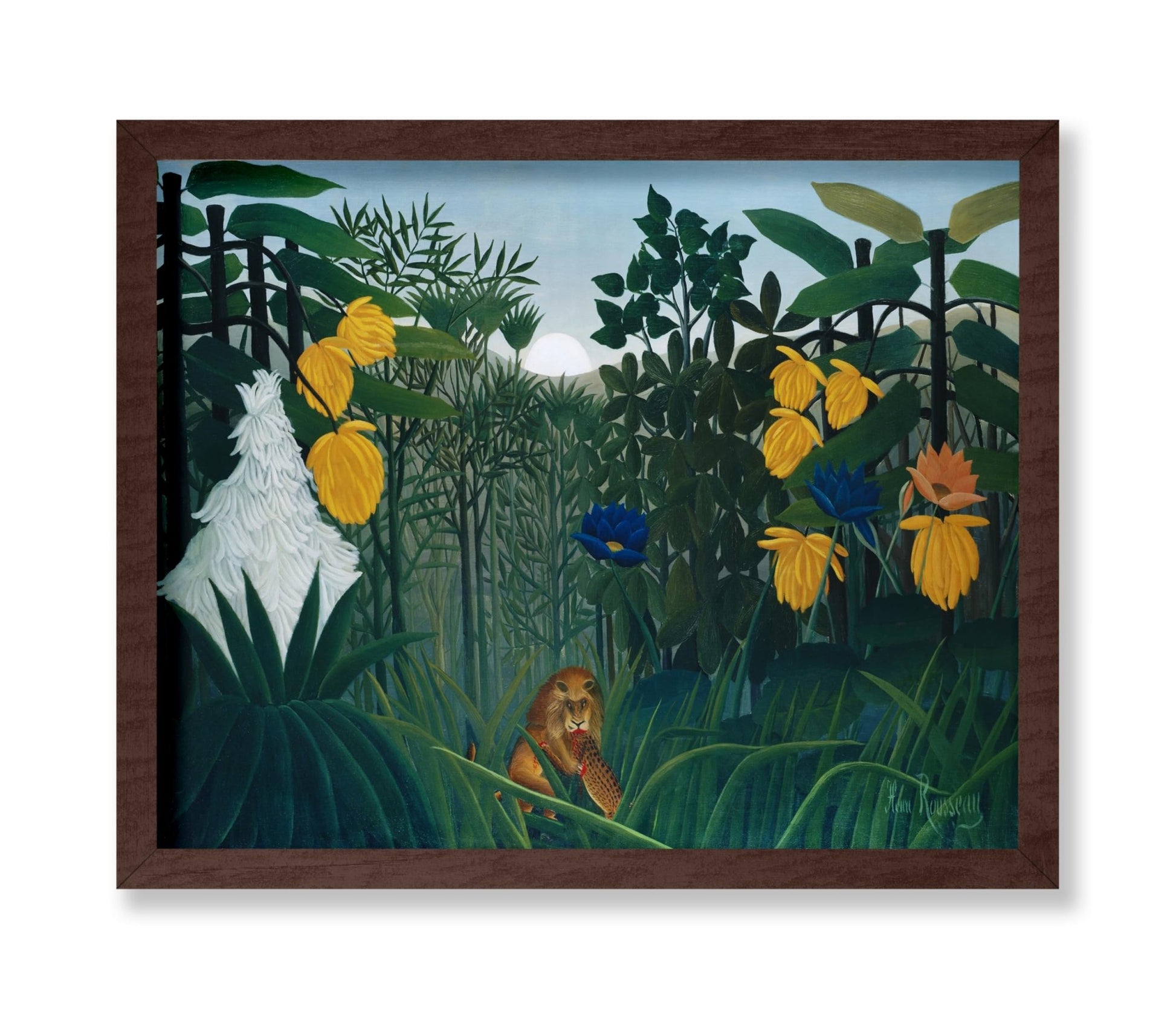 Henri Rousseau - Repast of the Lion No2
