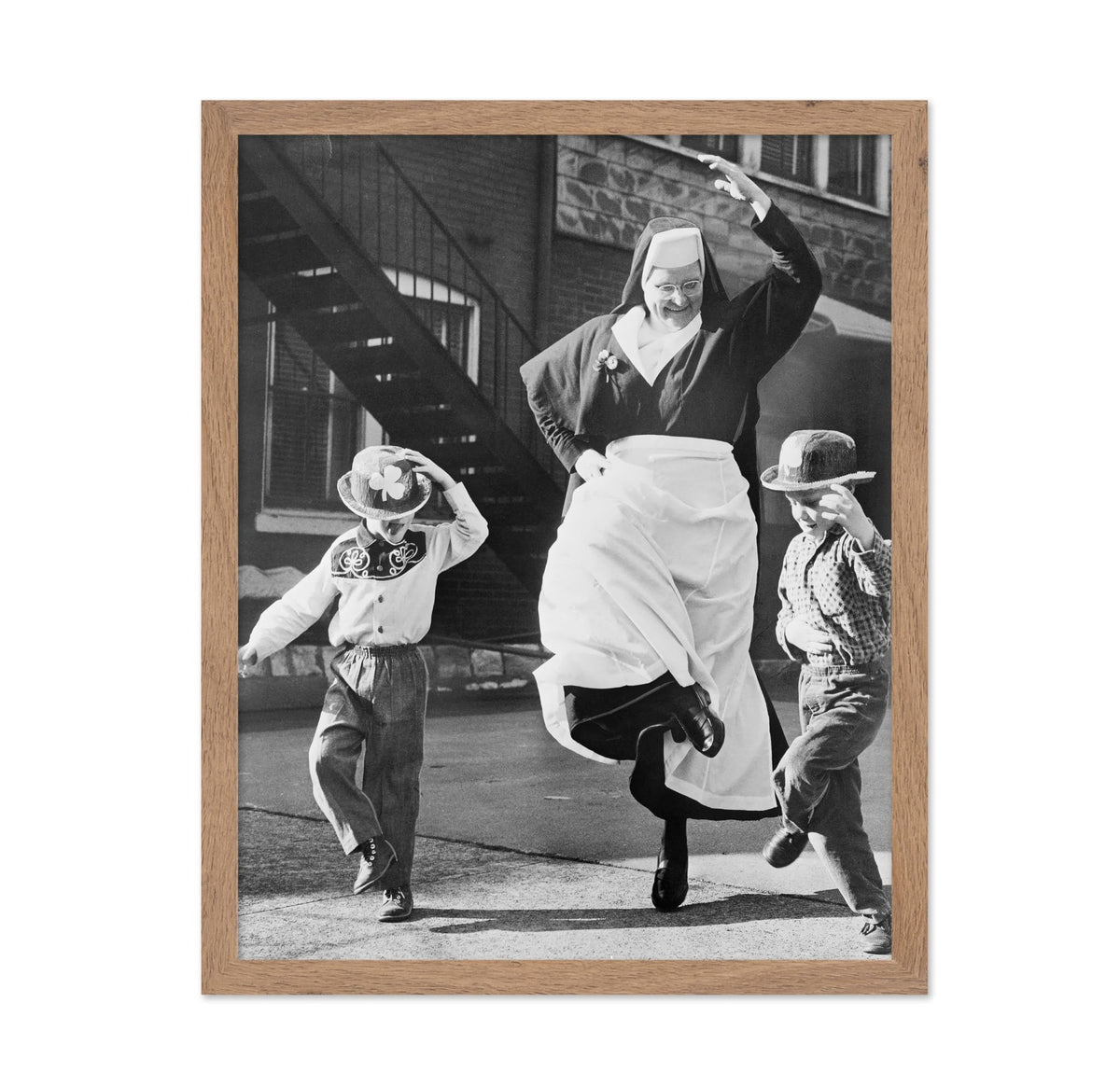 Nun Dancing With Children