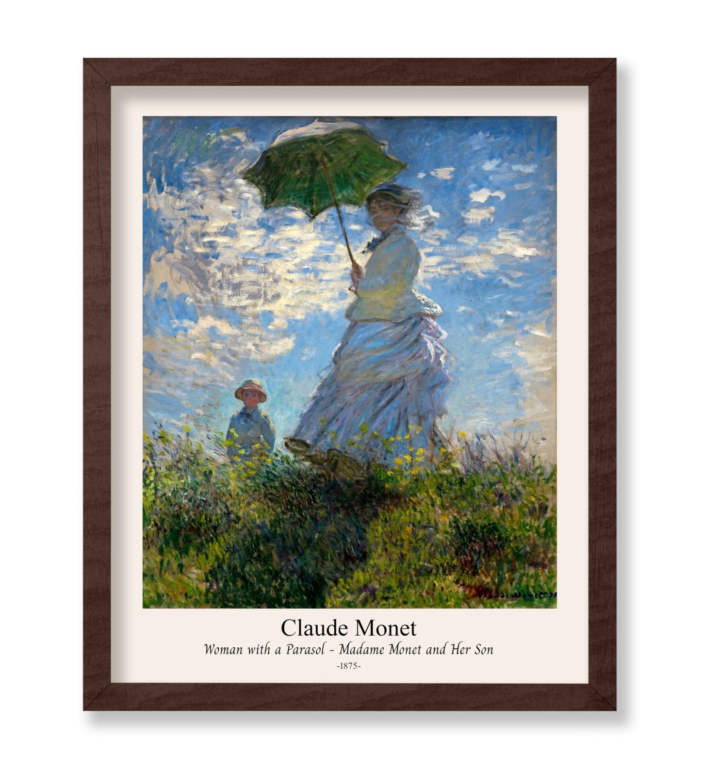 Claude Monet - Woman With a Parasol No2