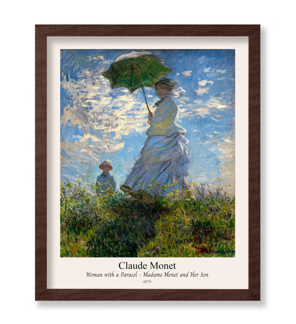 Claude Monet - Woman With a Parasol No2