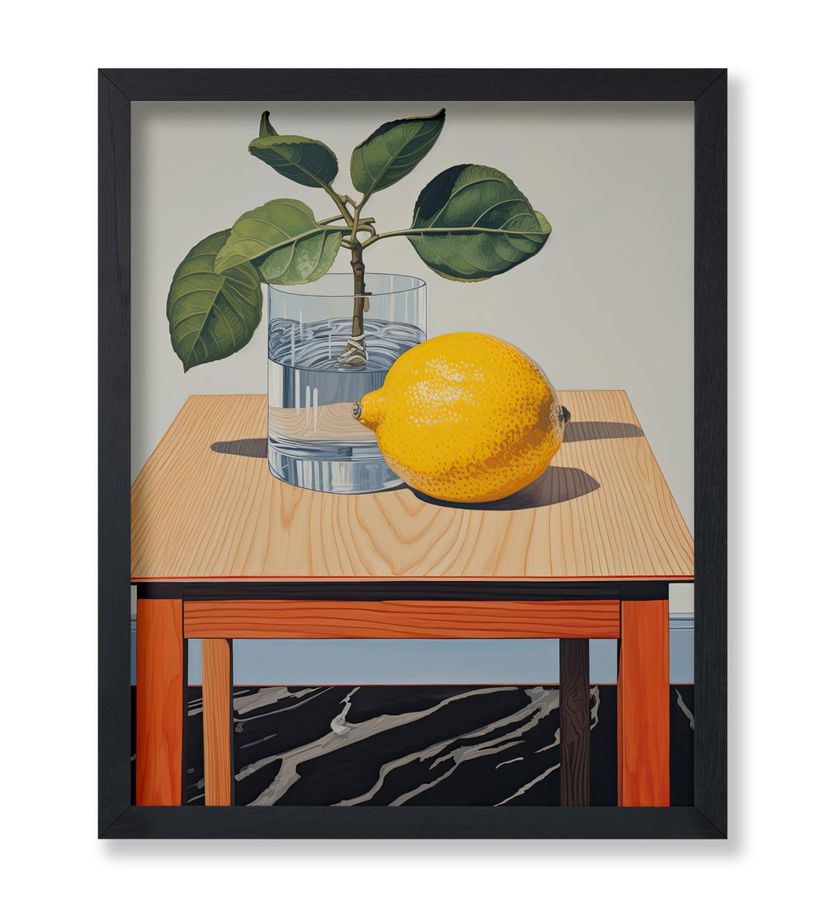 Lemon Branch in Vase
