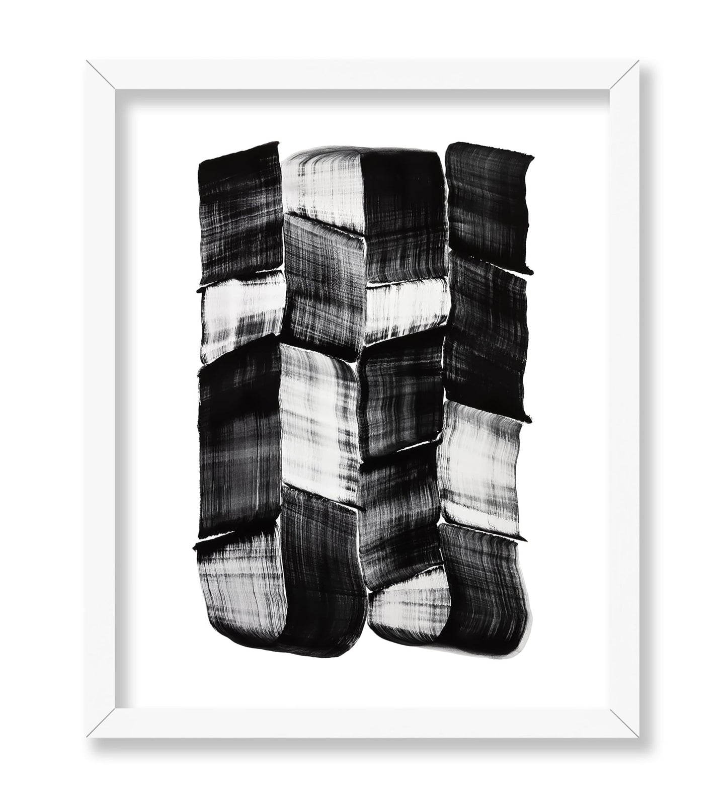 Black Ink Brushstrokes