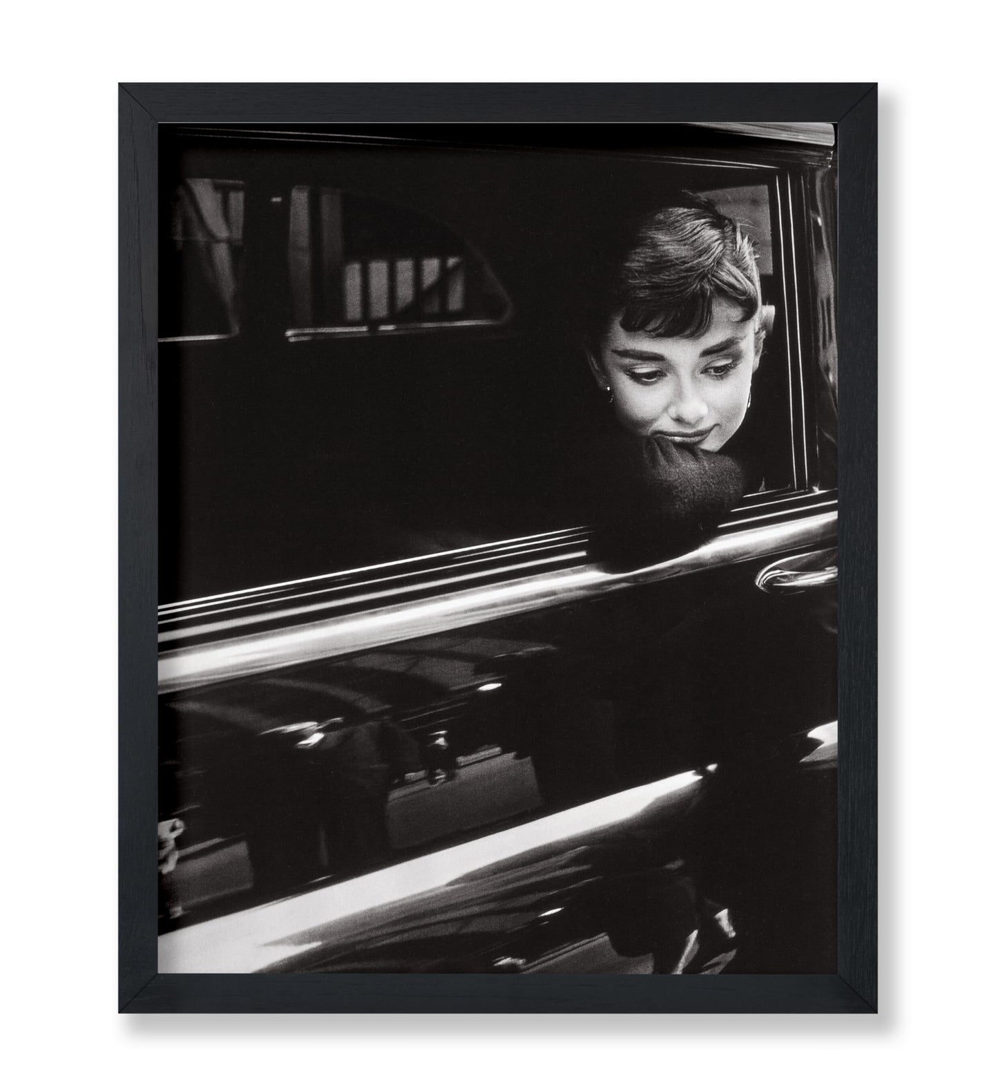 Audrey in Car