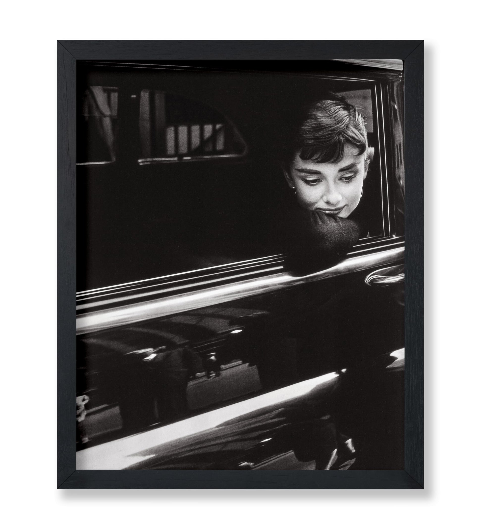 Audrey in Car