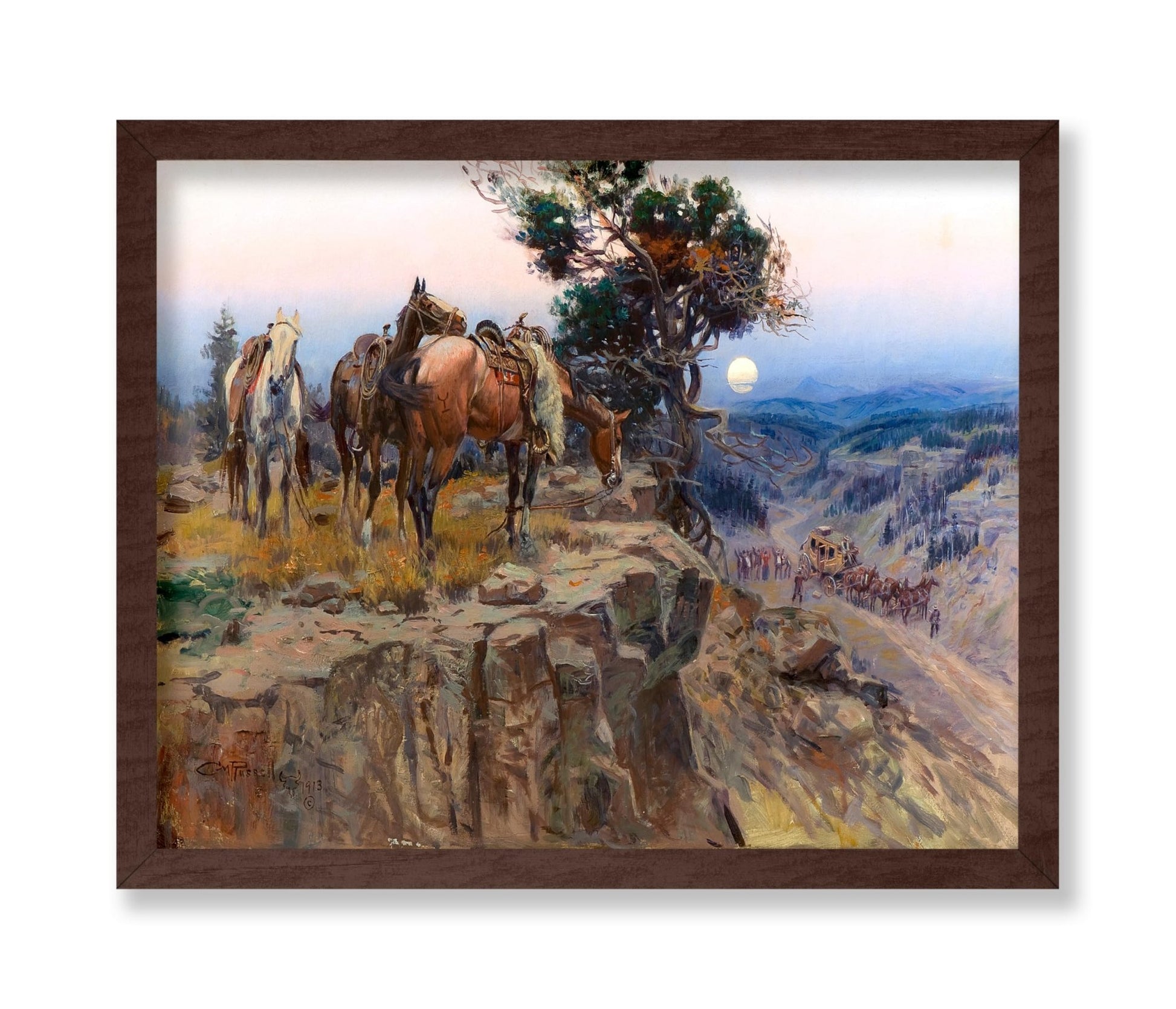 Charles Marion Russell - Innocent Allies, The Holdup
