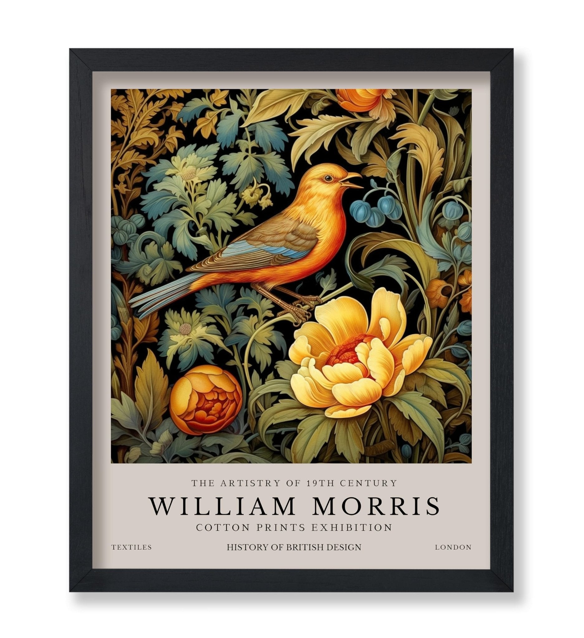 William Morris - Bird & Flowers No1