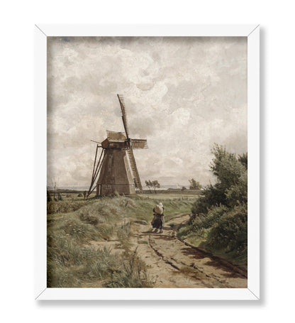 Windmill Near Ahrenshoop
