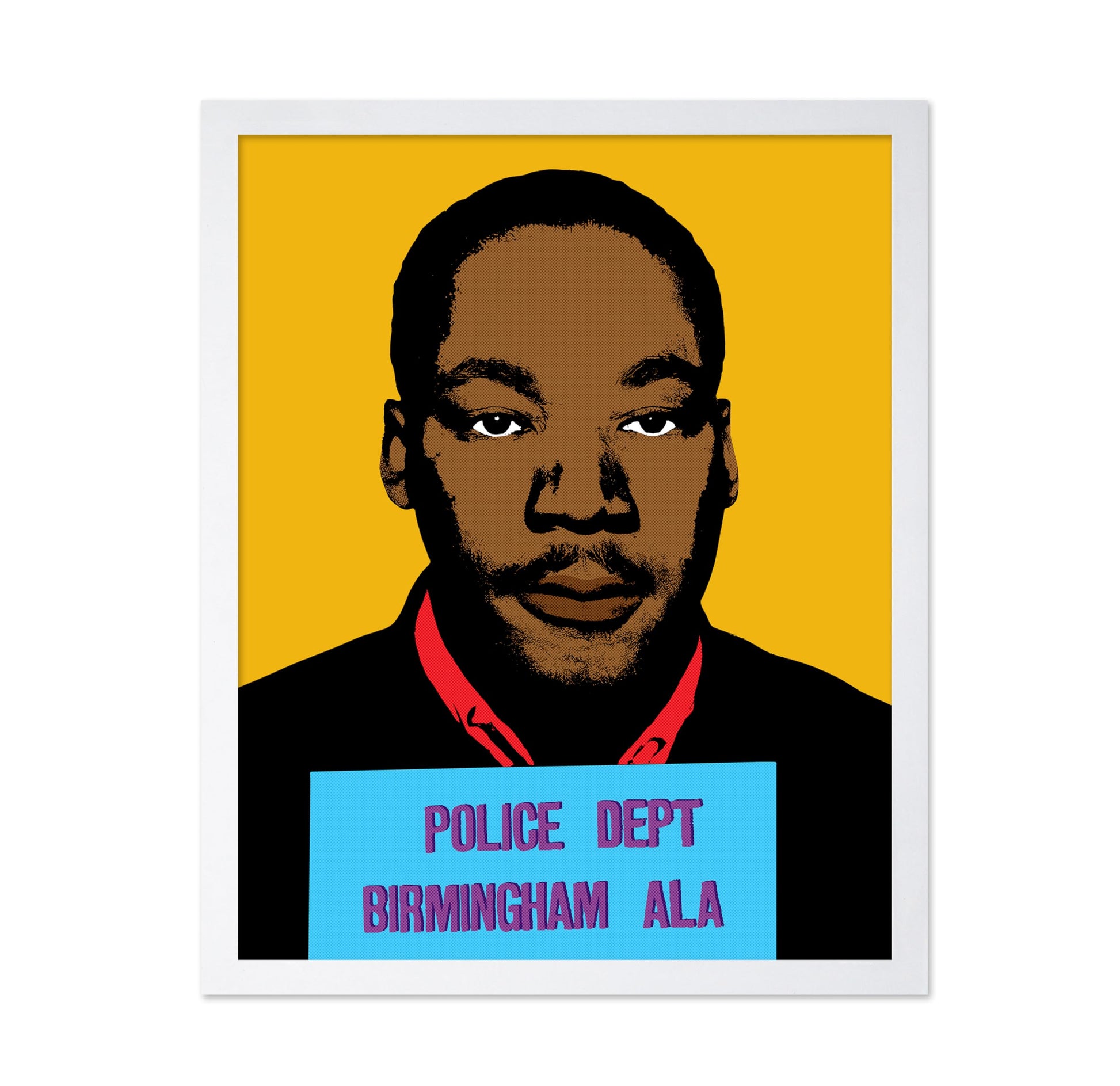 Martin Luther King Mugshot No3