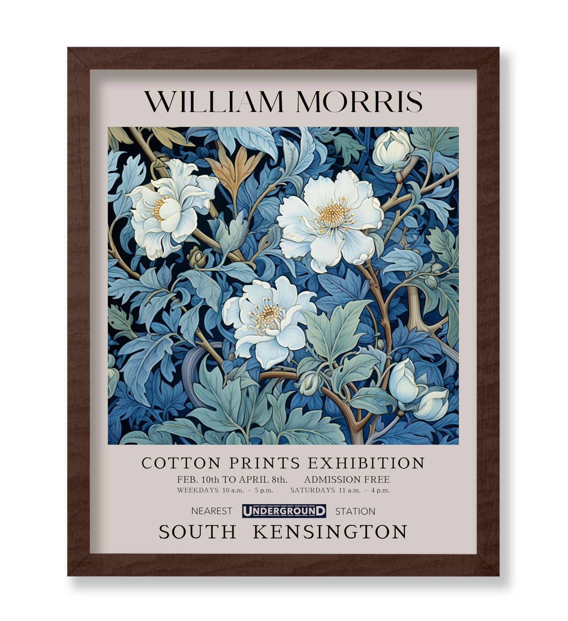 William Morris - White Flowers