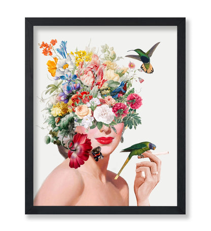 Woman & Flowers No1