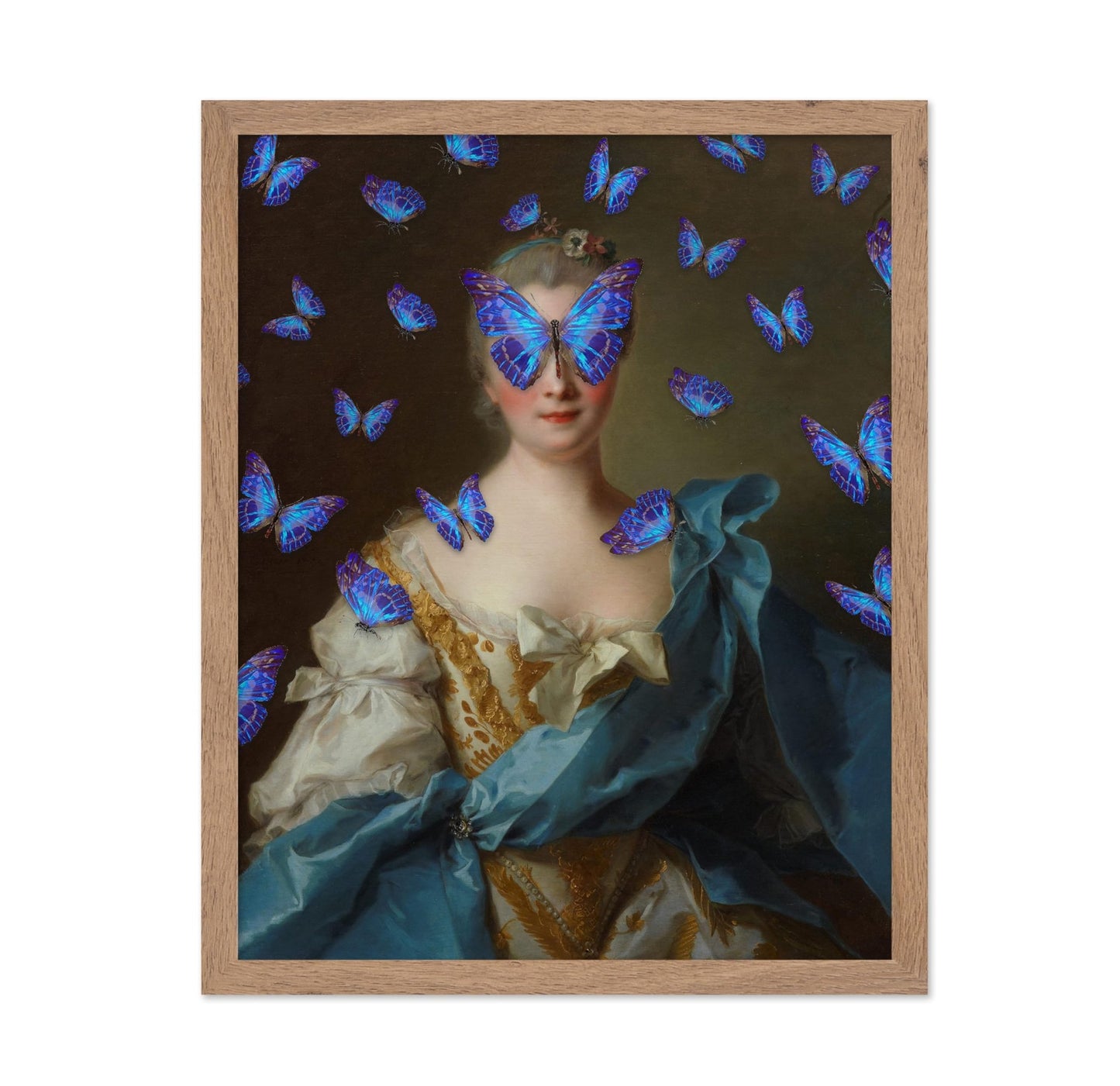 Altered Portrait of Madam de La Porte