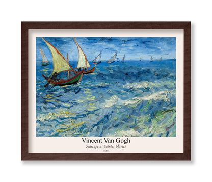 Van Gogh - Seascape at Saintes Maries