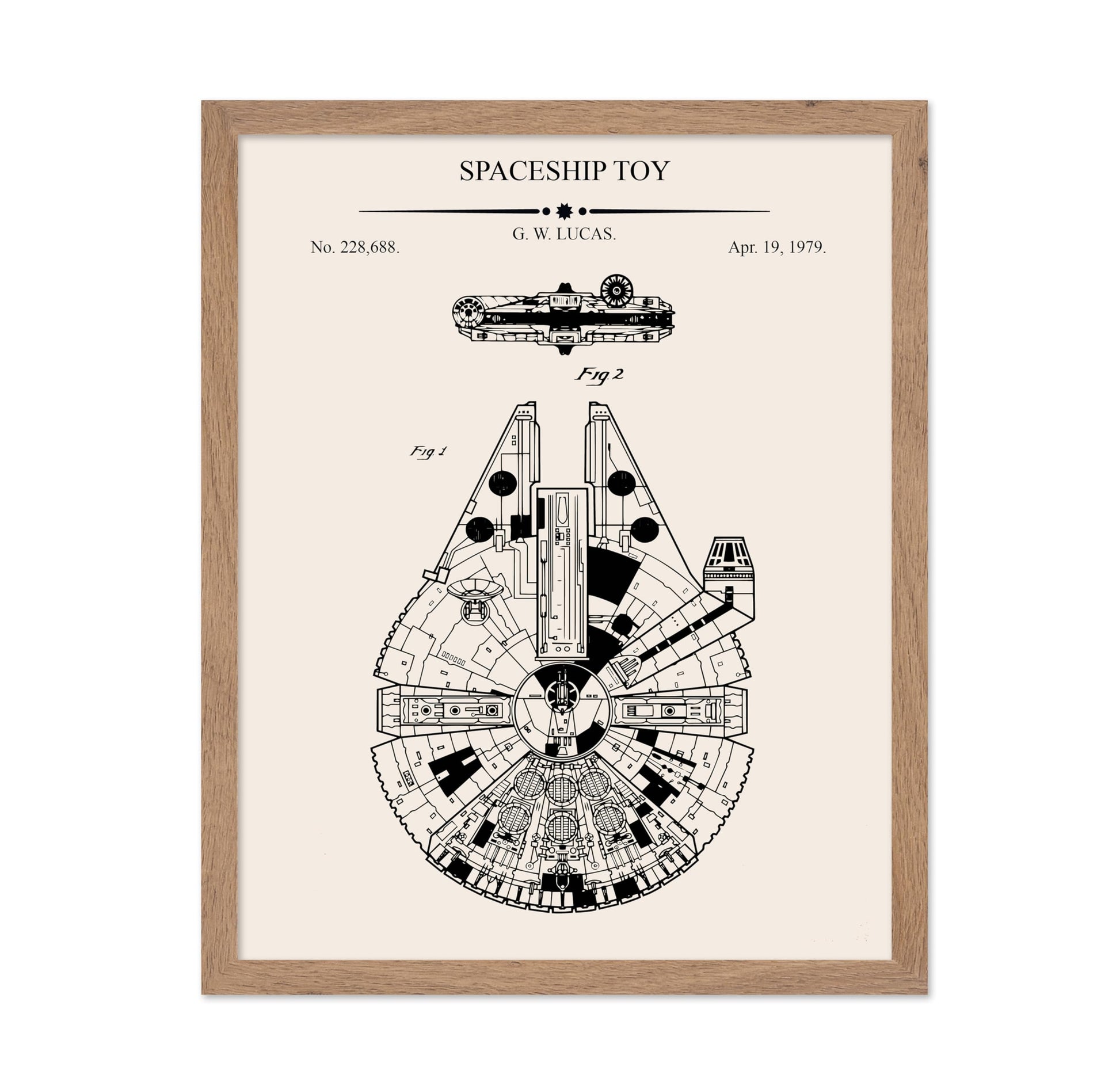 Fighter Spaceship Blueprint