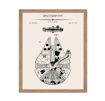 Fighter Spaceship Blueprint