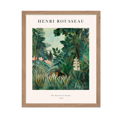 Henri Rousseau - The Equatorial Jungle