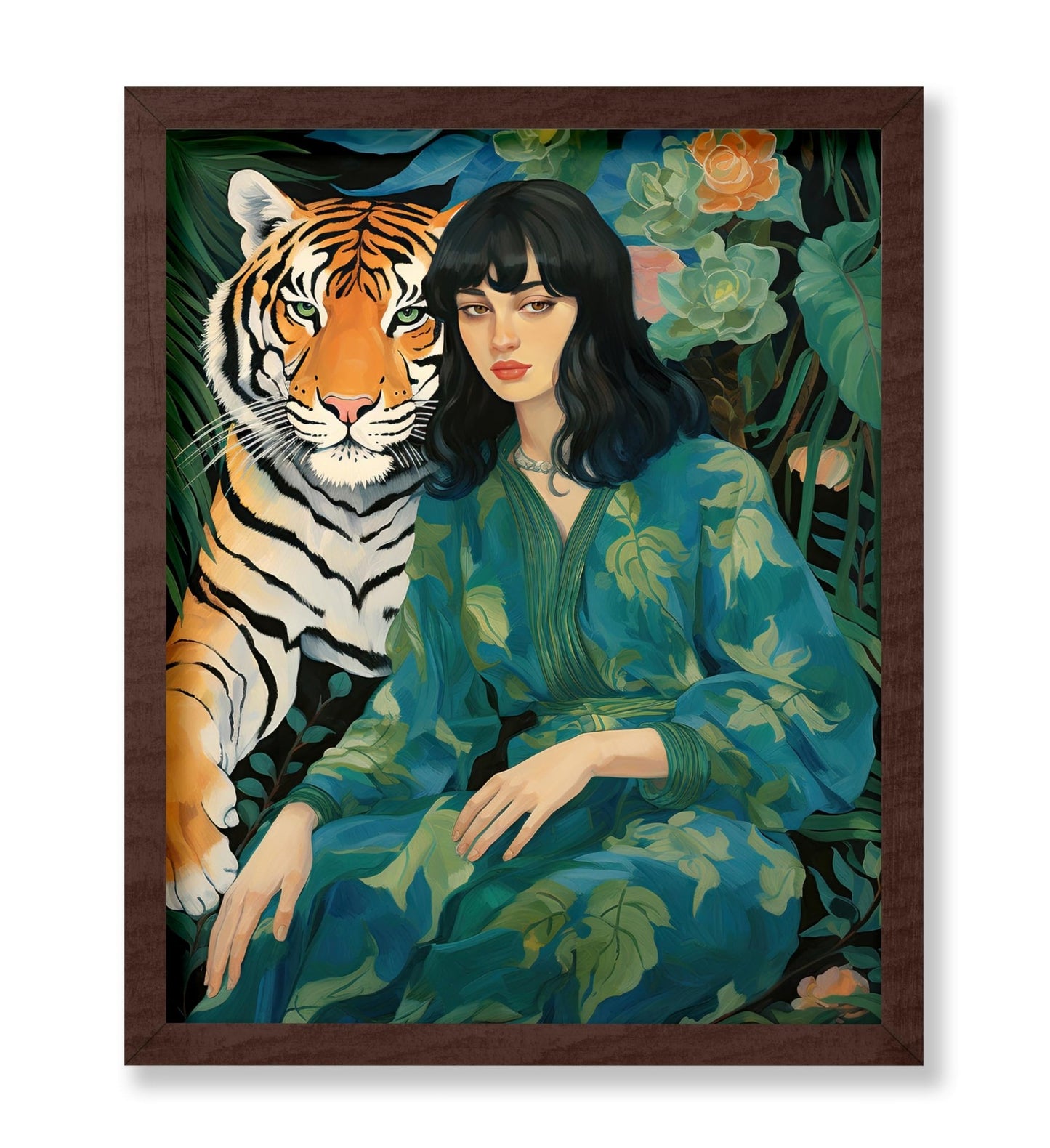 Woman With A Tiger No1