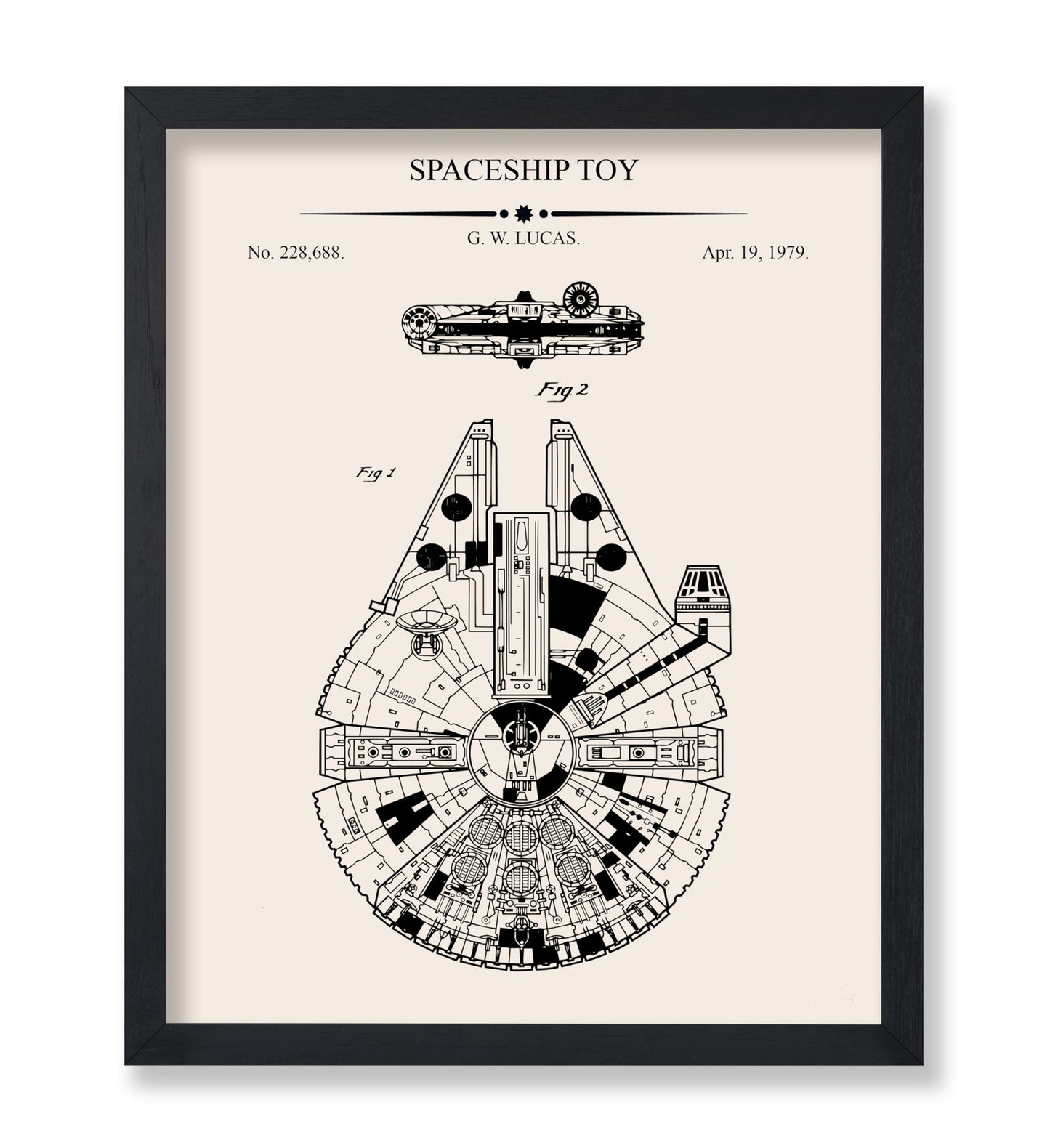 Fighter Spaceship Blueprint