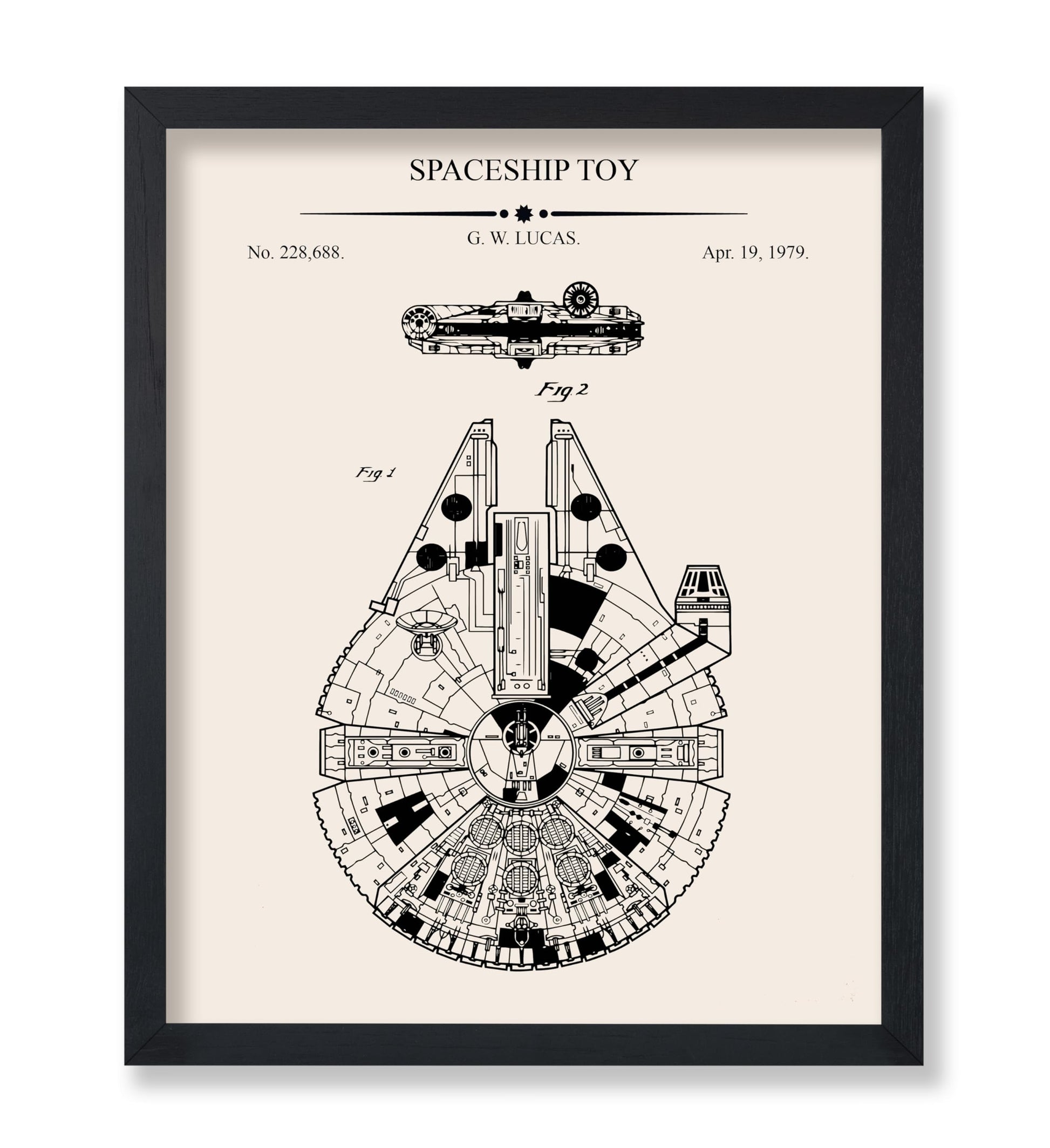 Fighter Spaceship Blueprint