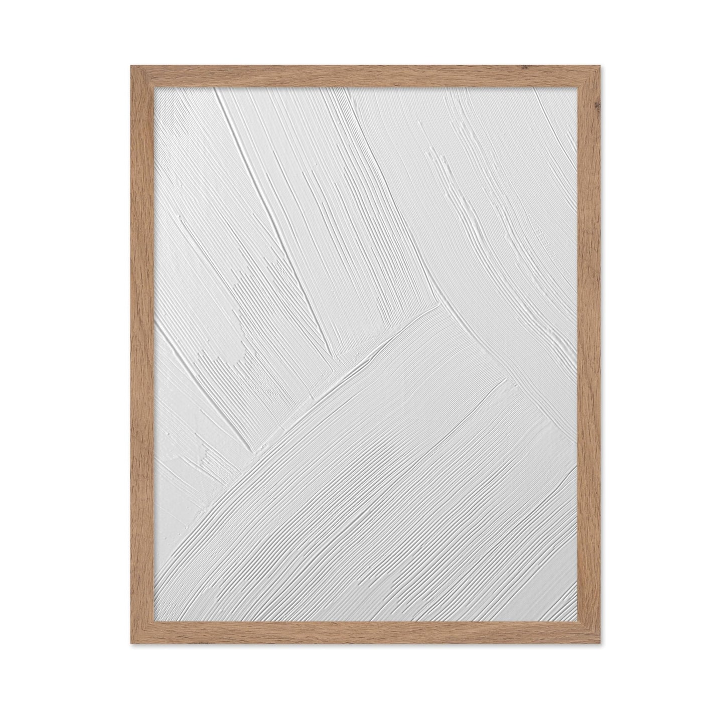 White Brush Strokes No1