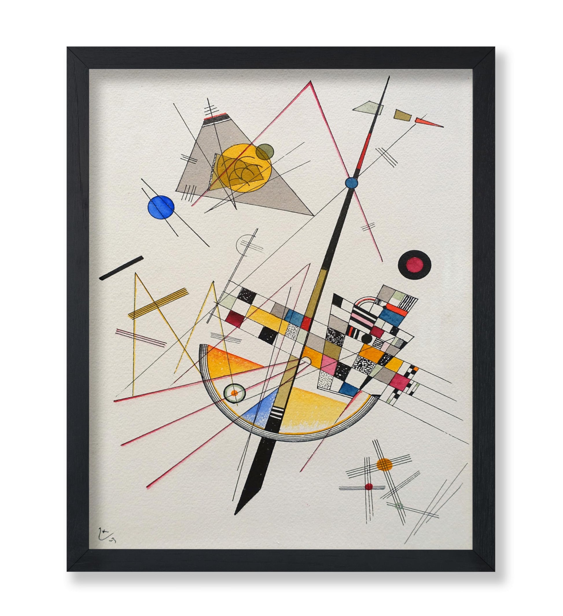 Wassily Kandinsky - Delicate Tension No2