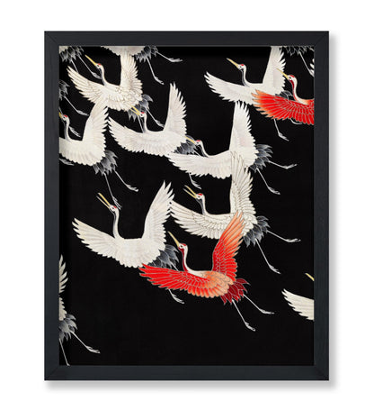 Furisode with a Myriad of Flying Cranes