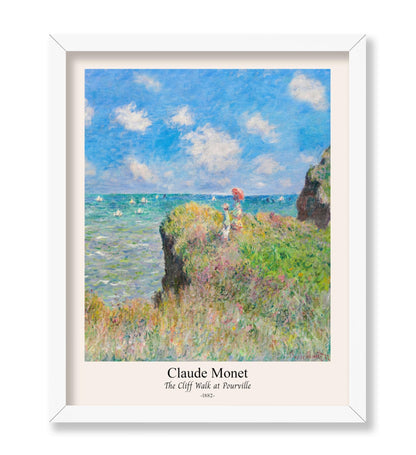 Claude Monet - Cliff Walk at Pourville