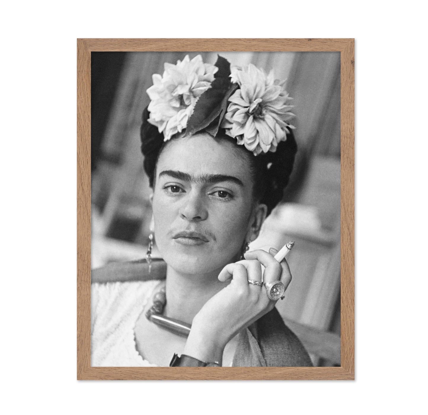 Frida With Cigarette