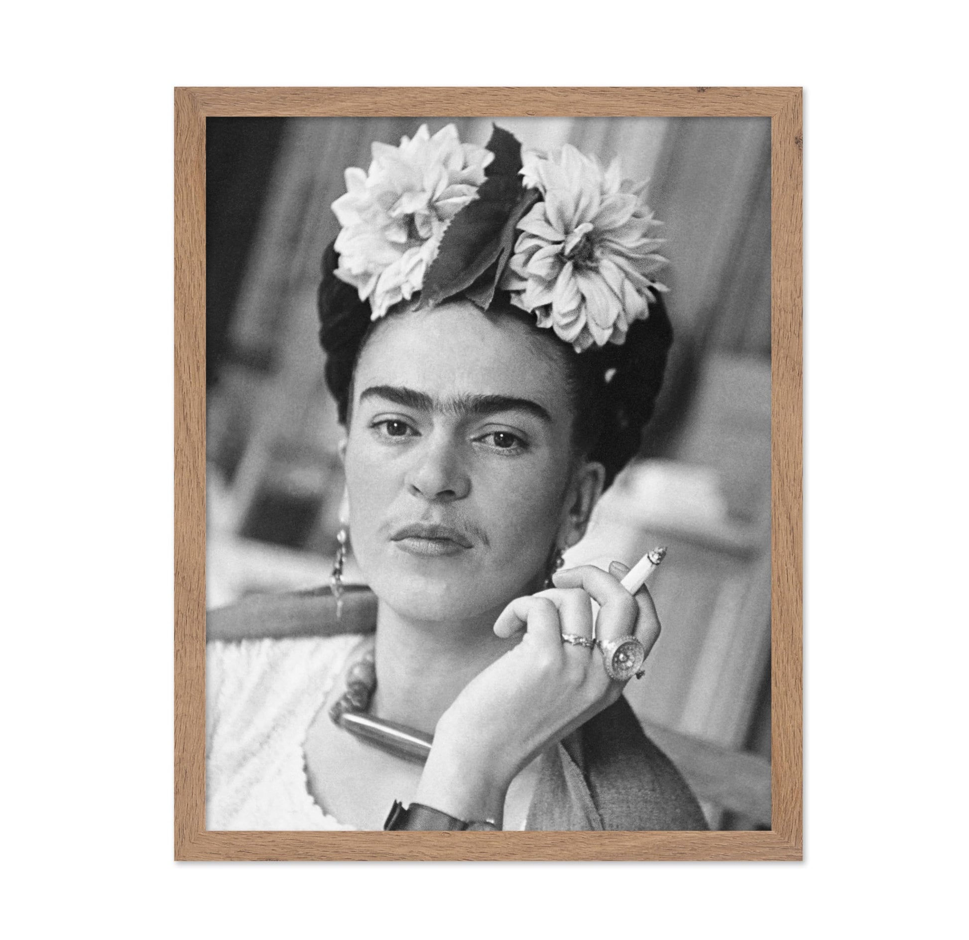 Frida With Cigarette