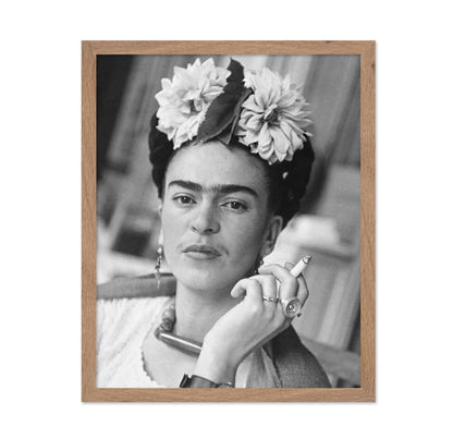 Frida With Cigarette