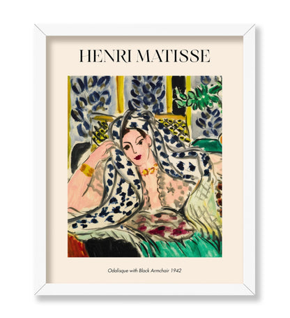 Henri Matisse - Odalisque with Black Armchair