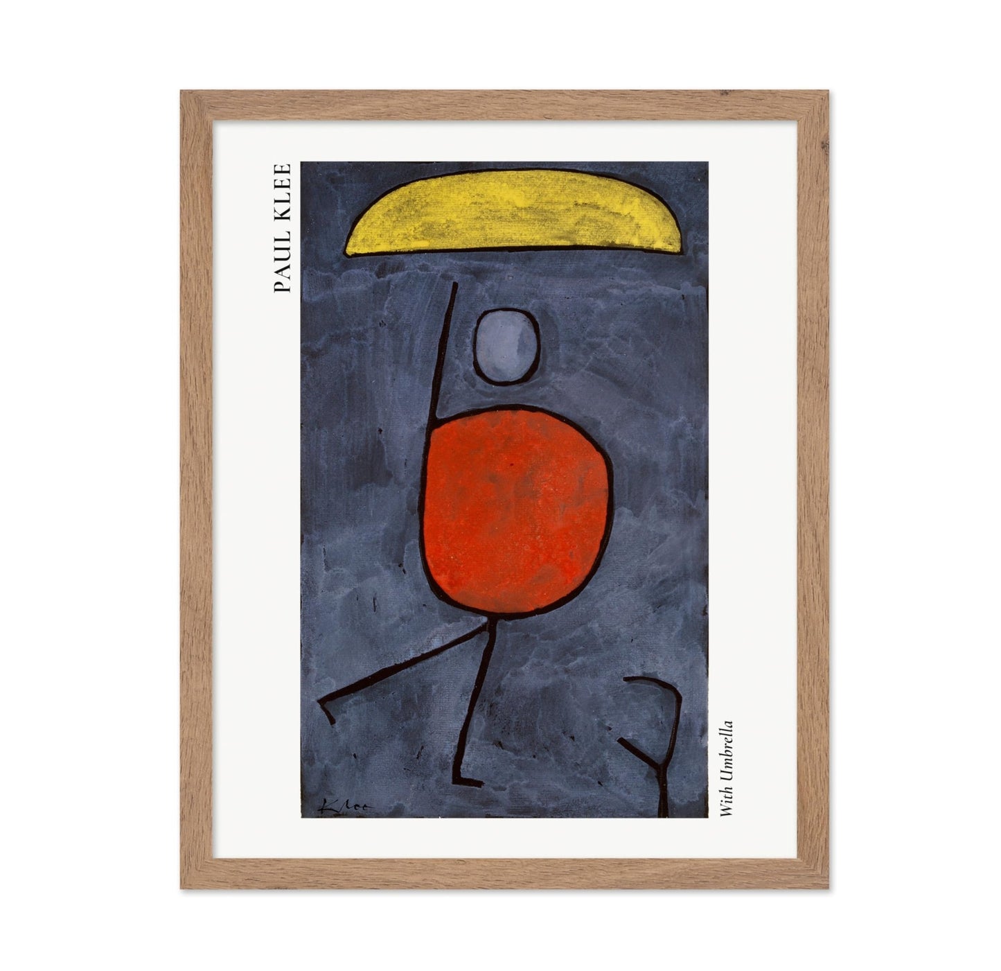 Paul Klee - With An Umbrella