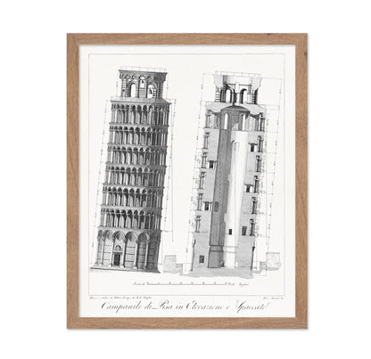 Leaning Tower of Pisa Blueprint