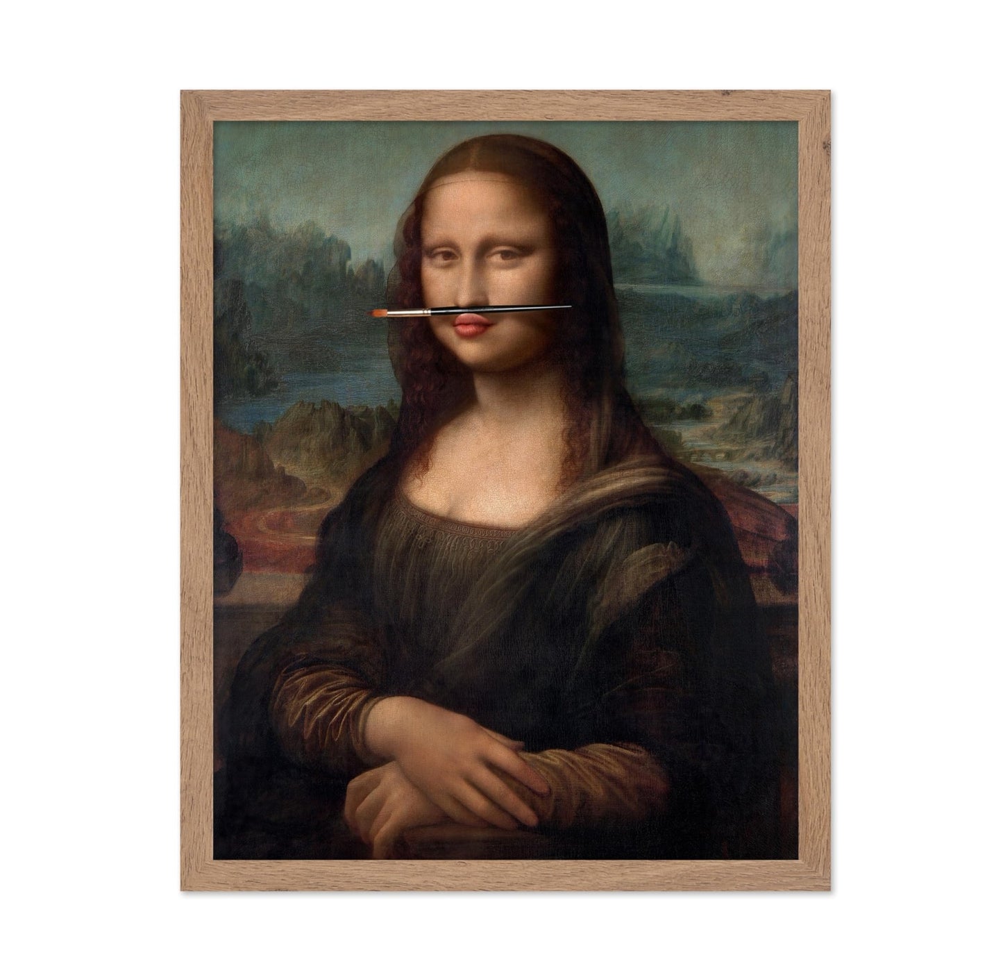 Altered Portrait of Mona Lisa No7