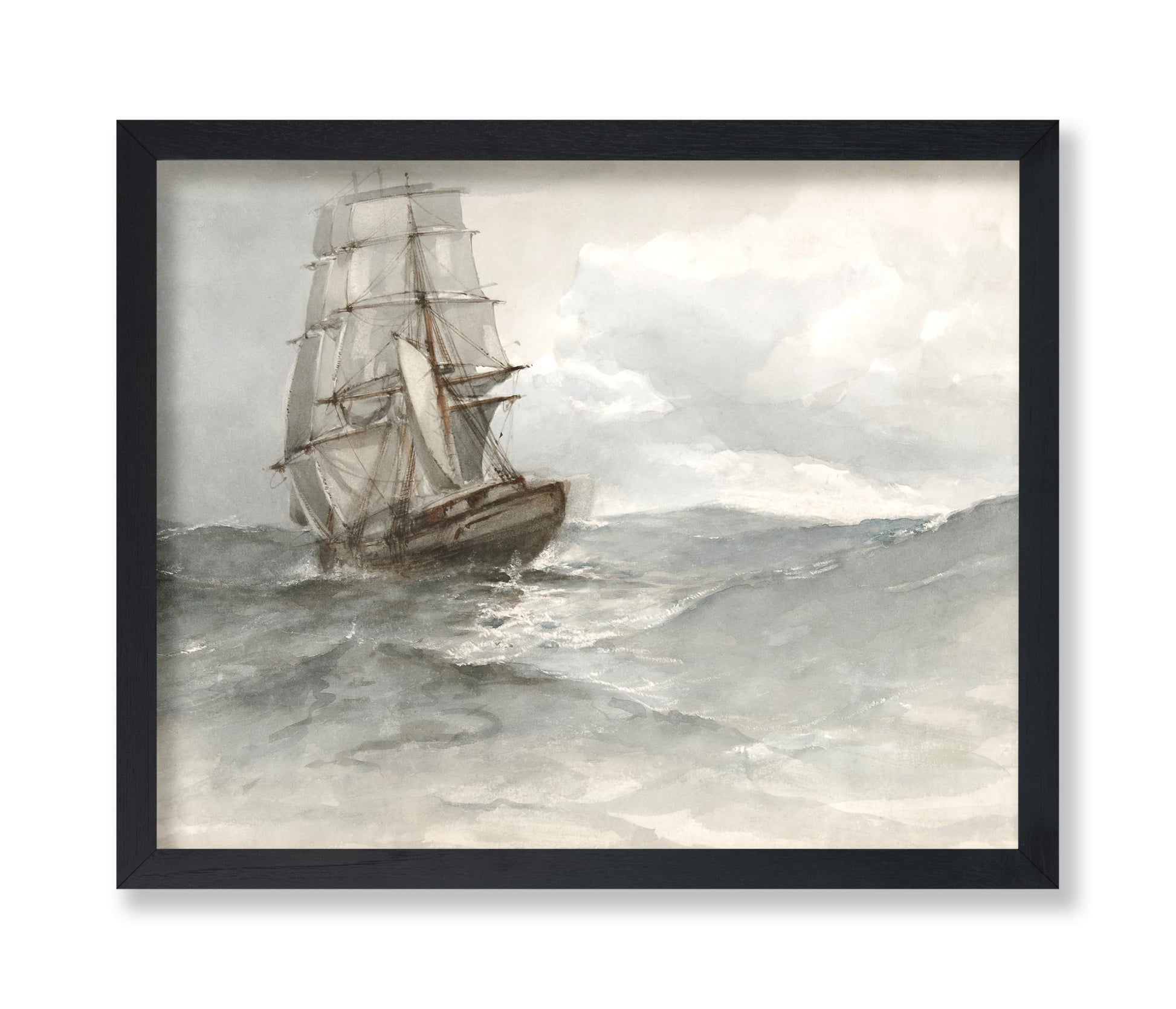 Albert Ernest Markes - Ship at Sea