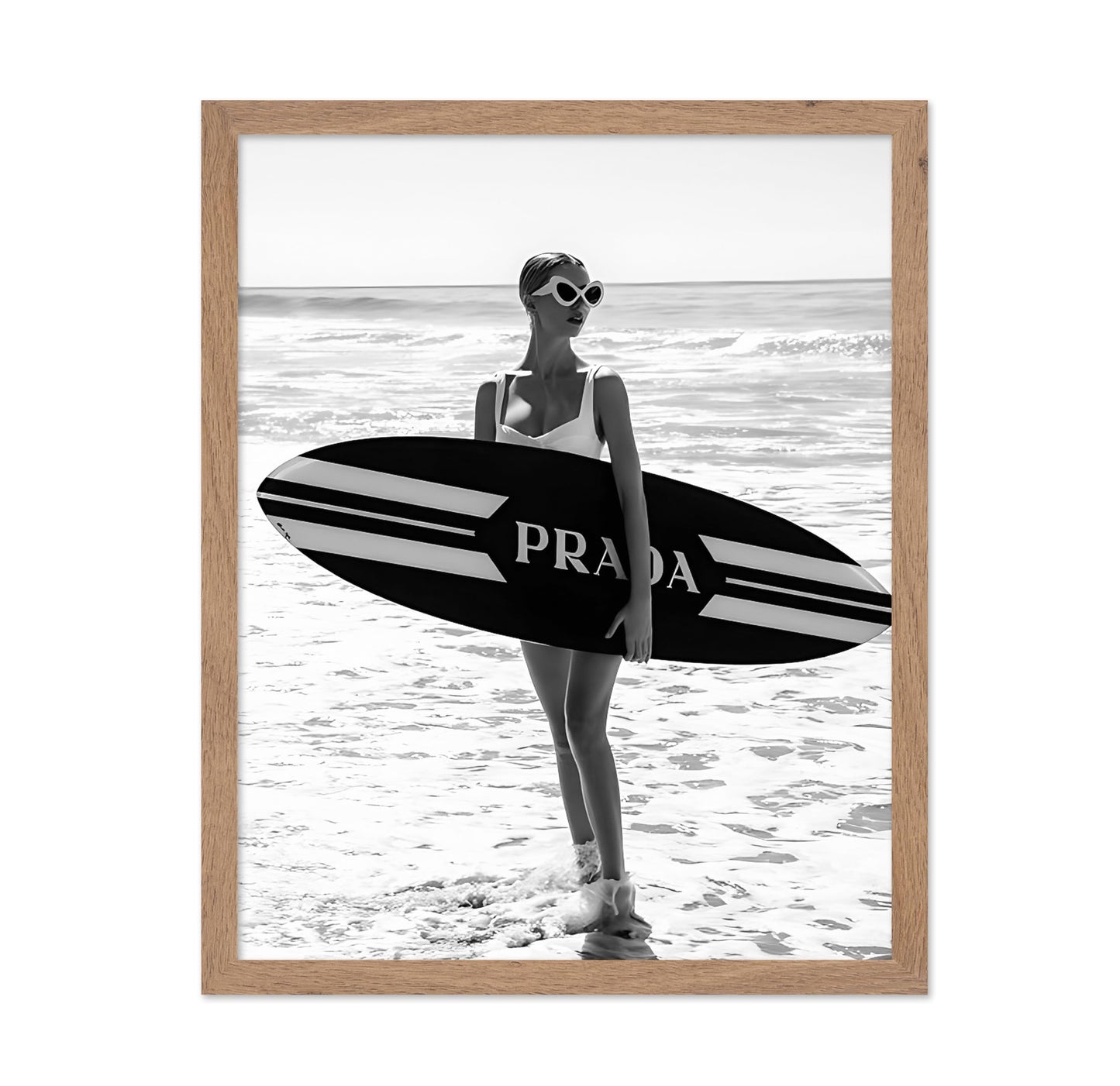 Surfer Girl in Sunglasses