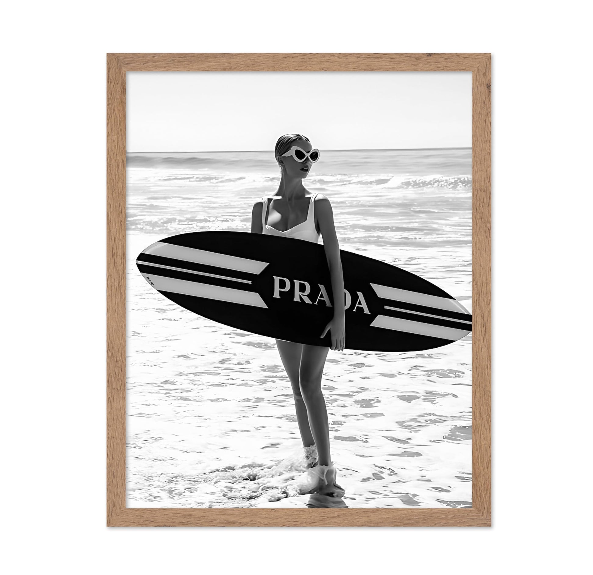 Surfer Girl in Sunglasses