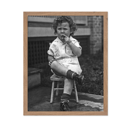 Young Boy Smoking Cigar