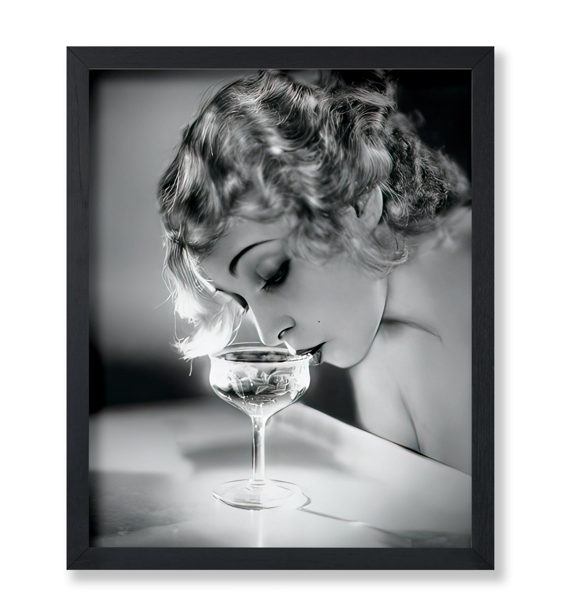 Woman Drinking Champagne No2