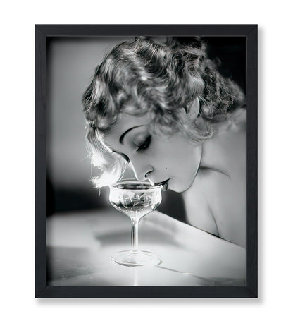 Woman Drinking Champagne No2