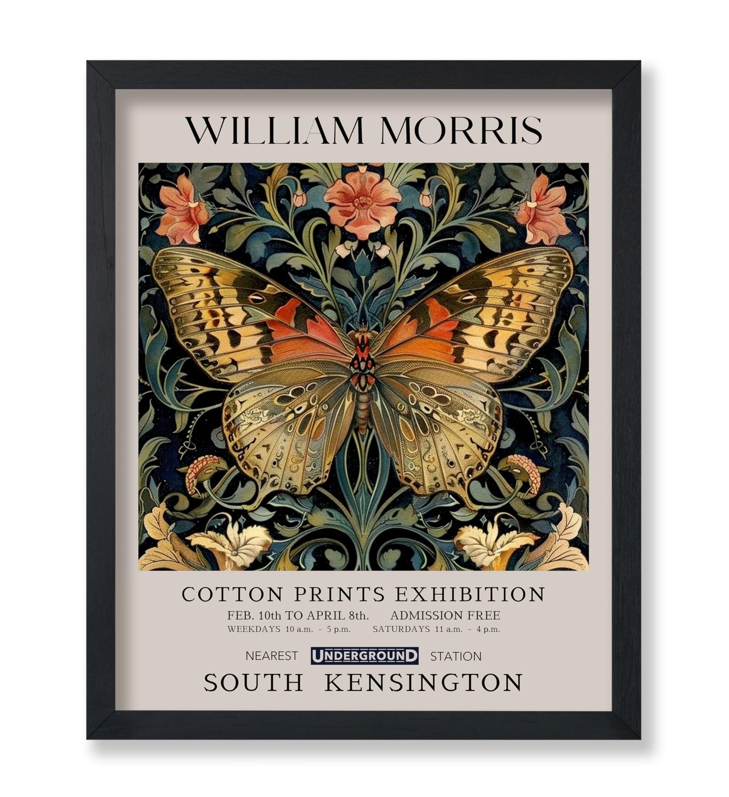 William Morris - Butterfly No5