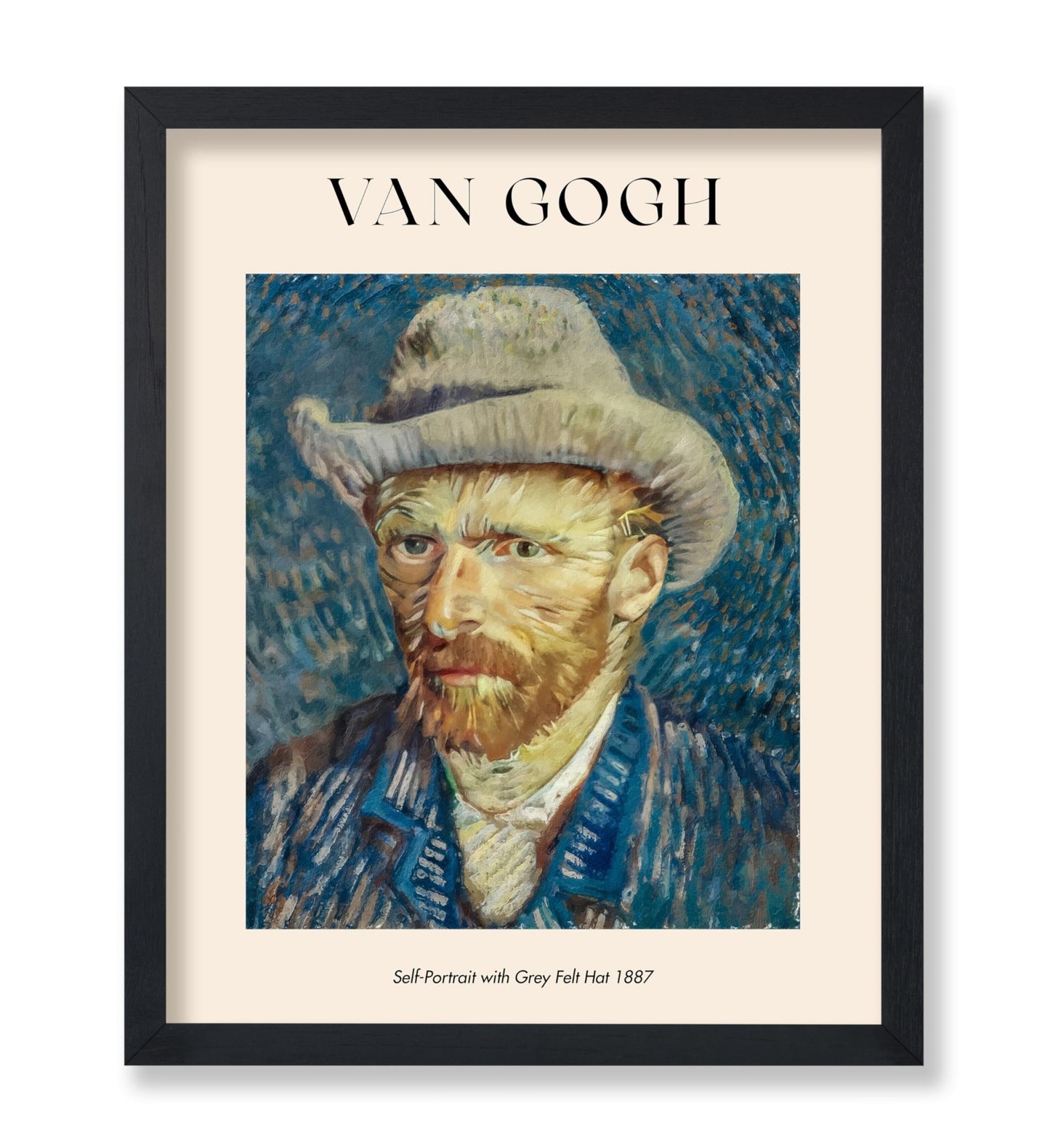 Van Gogh - Self-Portrait with Grey Felt Hat