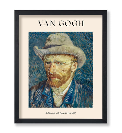 Van Gogh - Self-Portrait with Grey Felt Hat