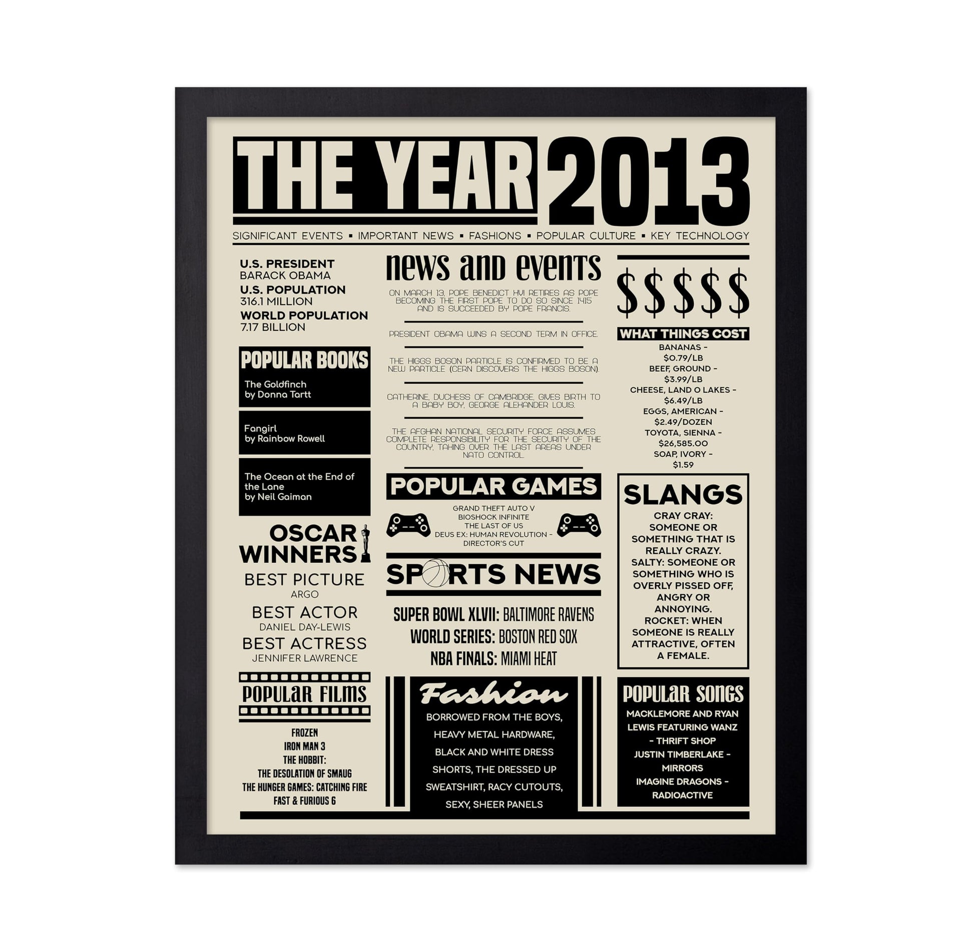 The Year 2013