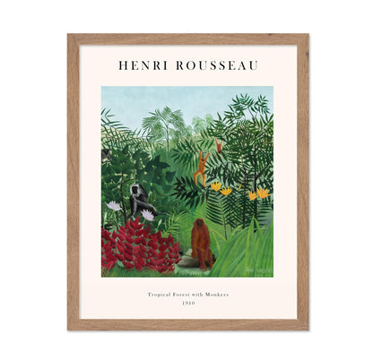 Henri Rousseau - Tropical Forest with Monkeys